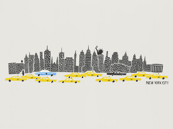 Photocircle Poster / Leinwandbild - NYC Skyline von Photocircle