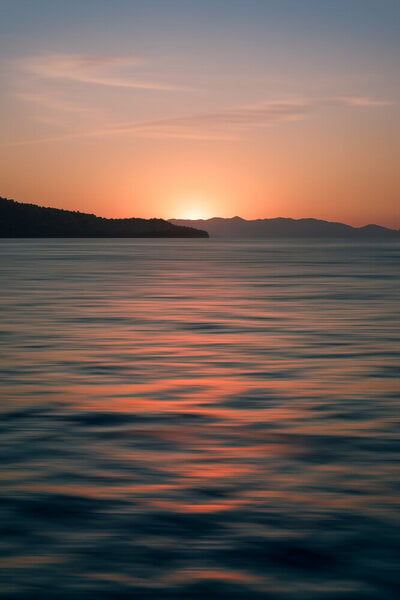 Photocircle Poster / Leinwandbild - Ocean Horizon Sunset von Photocircle