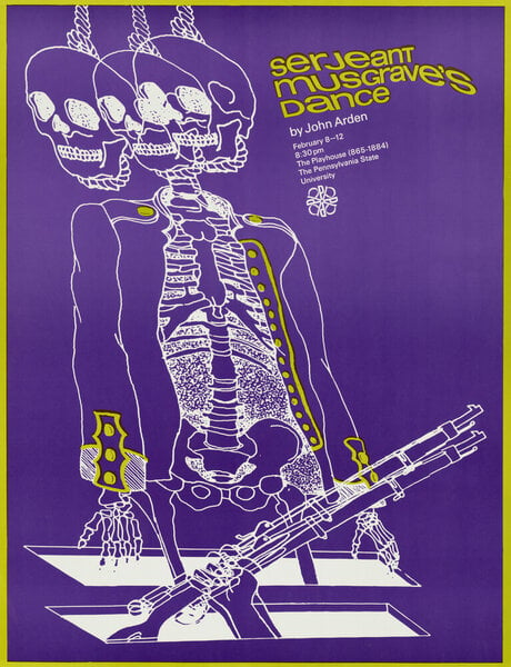 Photocircle Poster / Leinwandbild - Serjeant Musgrave's dance by John Arden von Photocircle