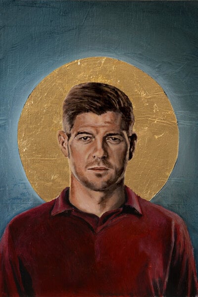 Photocircle Poster / Leinwandbild - Steven Gerrard von Photocircle