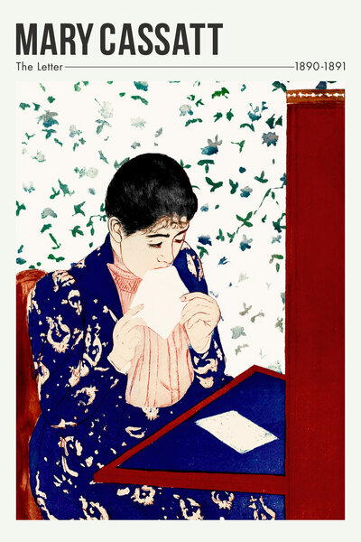 Photocircle Poster / Leinwandbild - This Letter von Mary Cassatt von Photocircle