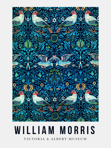 Photocircle Poster / Leinwandbild - William Morris Ausstellungsposter V&A von Photocircle