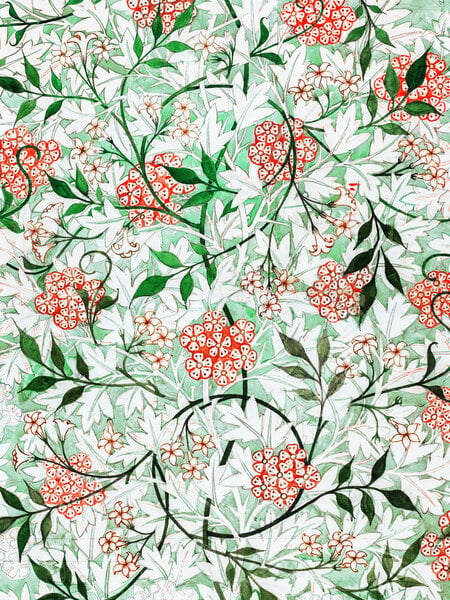 Photocircle Poster / Leinwandbild - 'William Morris: Jasmin' von Photocircle