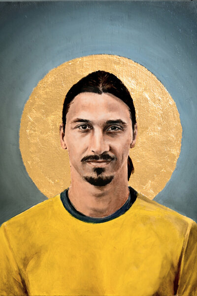 Photocircle Poster / Leinwandbild - Zlatan Ibrahimovic von Photocircle