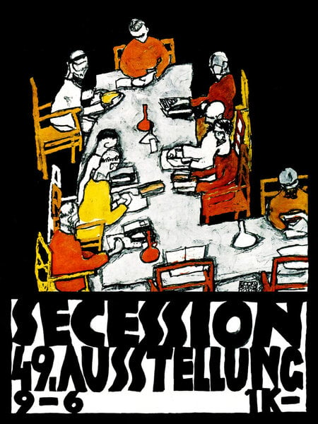 Photocircle Wandbild / Kunstdruck / Poster / Leinwand - Egon Schiele: Secession 49 von Photocircle