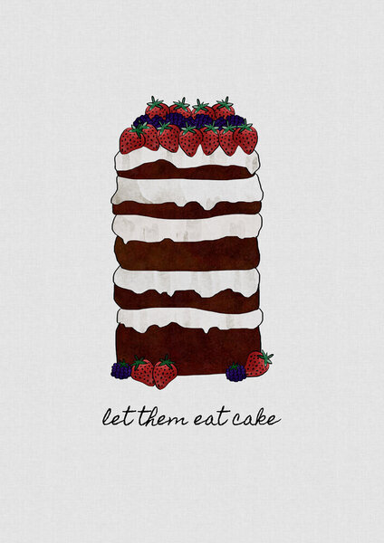 Photocircle Wandbild / Kunstdruck / Poster / Leinwand - Let Them Eat Cake von Photocircle