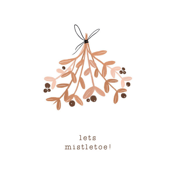 Photocircle Wandbild / Kunstdruck / Poster / Leinwand - Let's Mistletoe! von Photocircle