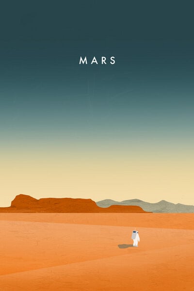 Photocircle Wandbild / Kunstdruck / Poster / Leinwand - Mars von Photocircle