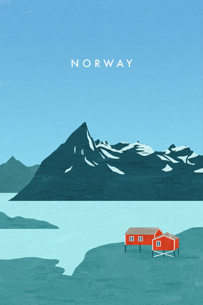 Photocircle Wandbild / Kunstdruck / Poster / Leinwand - Norwegen von Photocircle