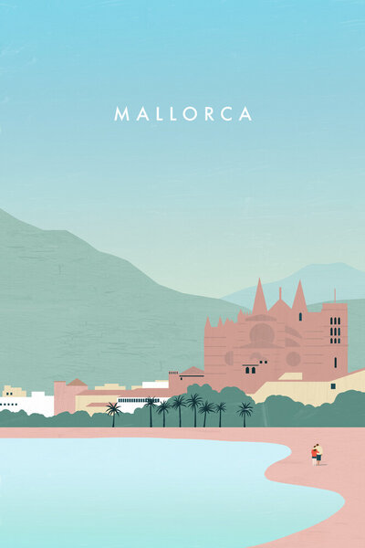 Photocircle Wandbild / Kunstdruck / Poster / Leinwand - Palma de Mallorca von Photocircle