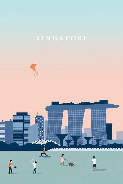 Photocircle Wandbild / Kunstdruck / Poster / Leinwand - Singapur von Photocircle