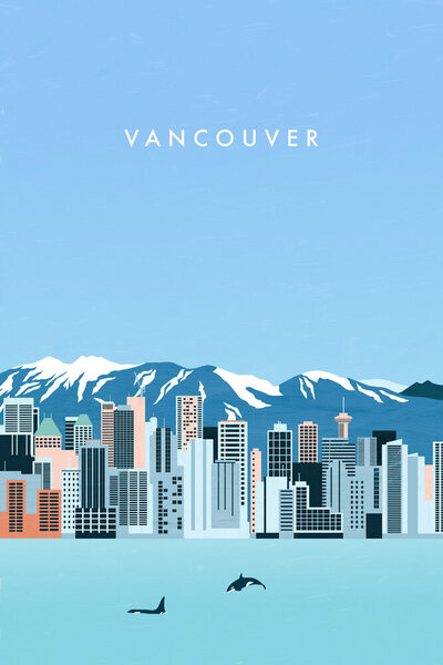 Photocircle Wandbild / Kunstdruck / Poster / Leinwand - Vancouver von Photocircle
