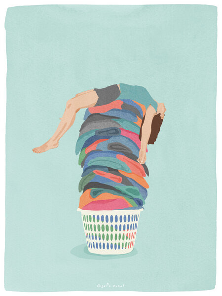 Photocircle Wandbild / Poster / Leinwand  - Laundry Day von Photocircle