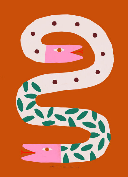 Photocircle Wandbild / Poster / Leinwand  - Snake print von Photocircle