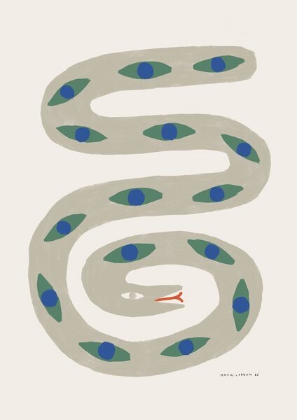 Photocircle Wandbild / Poster / Leinwand  - Snake print von Photocircle