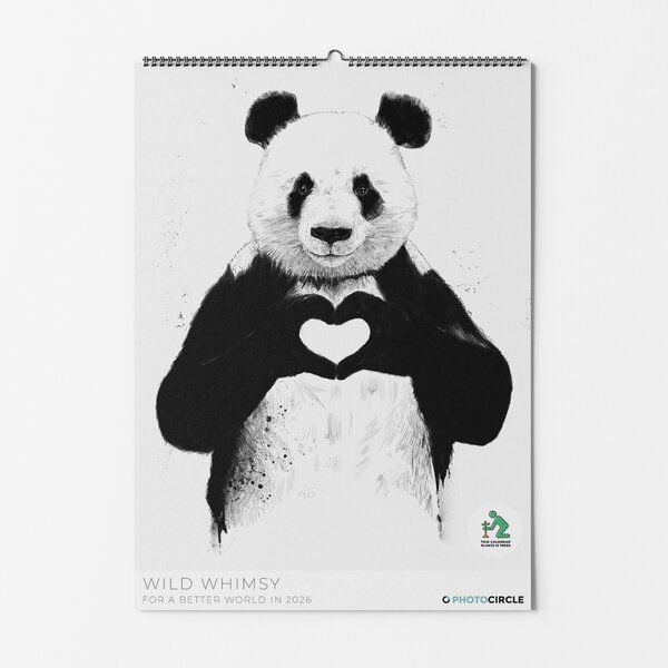 Photocircle Wild Whimsy Kalender 2026 – Nachhaltiger Kunstkalender von Balázs Solti von Photocircle