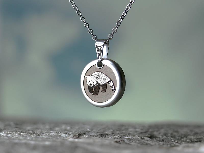 Roter Panda Kettenanhänger Für Wildtierfans, Edelstahl, Natur Inspiriert, Geschenkidee Naturliebhaber Roter Panda Kettenanhänger Für Wildtierfans, Edelstahl, Natur Inspiriert, Geschenkidee Naturliebhaber von Photonenwerkstatt