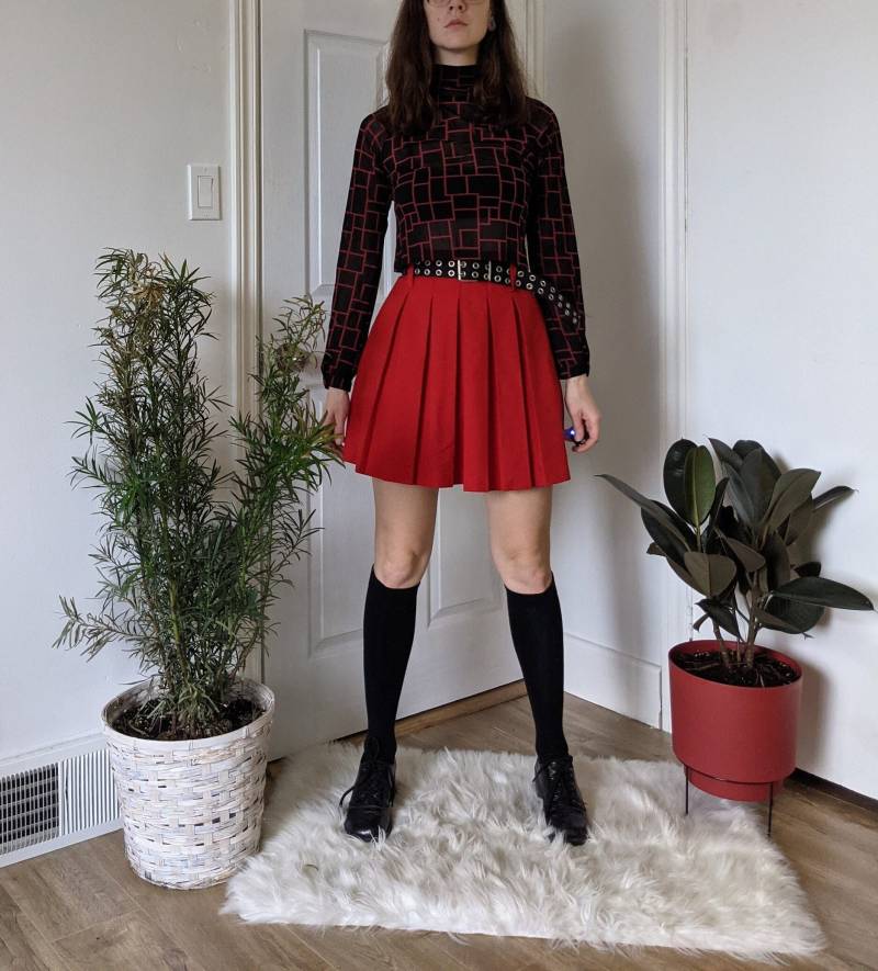 Netz Langarm High Collar Mock-Neck Up-Cycled Transparent von Phrodyte