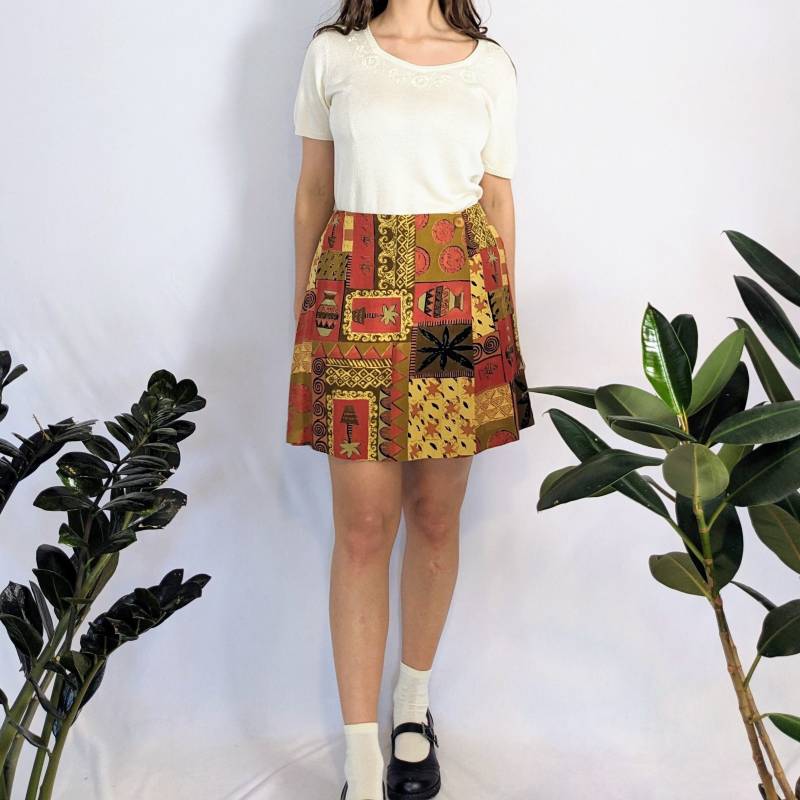 Vintage Blumen Bestickt Creme Strick 1990Er Jahre Sag Harbour von Phrodyte