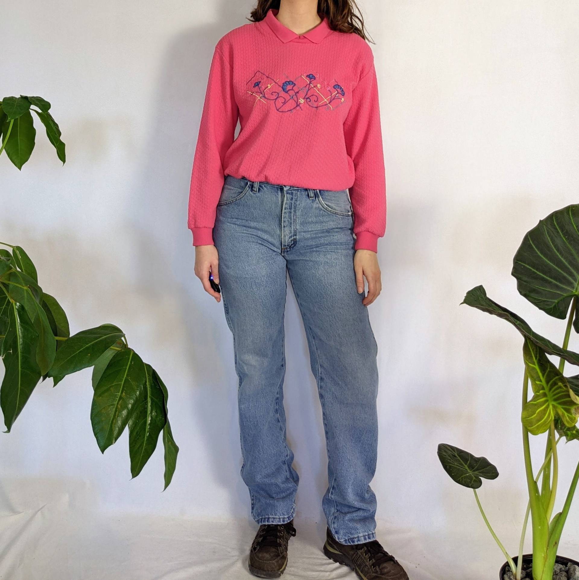 Vintage Doppelter Kragen Pullover 1980Er Tanjay von Phrodyte