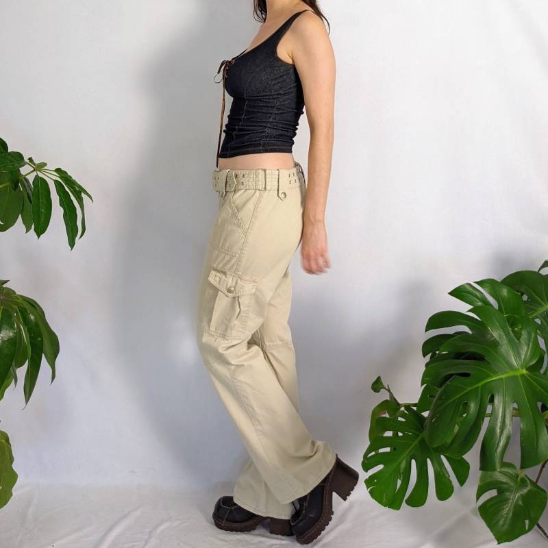 Vintage Mid Rise Dkny Cargo Hose Y2K von Phrodyte