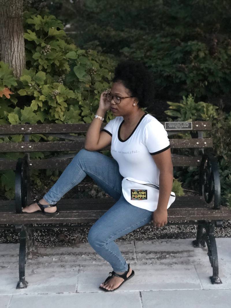 Melanin Poppig Bauchtasche von PhylliezPhanniez