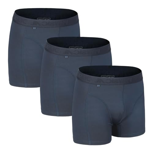 Physical Design Herren Sport Boxershort 3er Pack, Atmungsaktiv & Geruchsneutral, Sport Unterhosen Männer, Schnelltrockend (DE/NL/SE/PL, Alphanumerisch, XL, Regular, Regular, Blau) von Physical Design