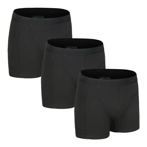 Physical Design Herren Sport Boxershort 3er Pack, Atmungsaktiv & Geruchsneutral, Sport Unterhosen Männer, Schnelltrockend (DE/NL/SE/PL, Alphanumerisch, XL, Regular, Regular, Schwarz) von Physical Design