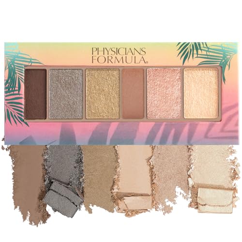 Physicians Formula, Butter Believe It! Lidschatten, Multi-Finish Lidschattenpalette, Flüssig-zu-Pulver Formel mit Murumuru Butter, Cupuaçu Butter, Tucuma Butter, Bronzed Nudes von Physicians Formula