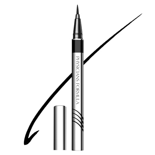 Physicians Formula - Eye Booster Waterproof Ultra-Fine Liquid Eyeliner - wasserfester, schnell trocknender Eyeliner flüssig aufzuftragen, stärkt und nährt die Wimpern - Vegan von Physicians Formula