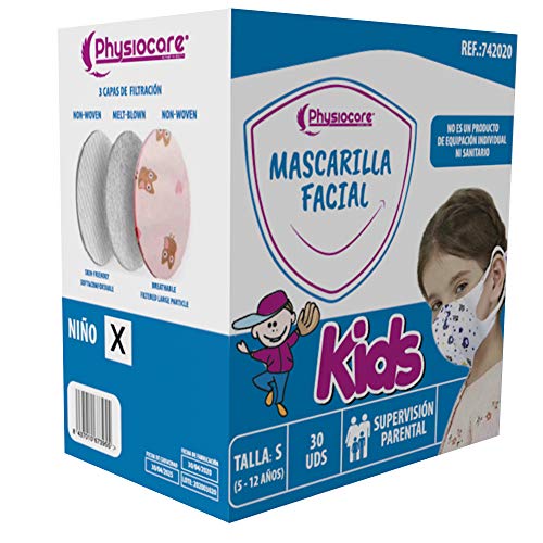 Physiocare Maske für Kinder, 30 Stück, 360 g Physiocare Maske für Kinder, 30 Stück, 360 g von PhysioCare