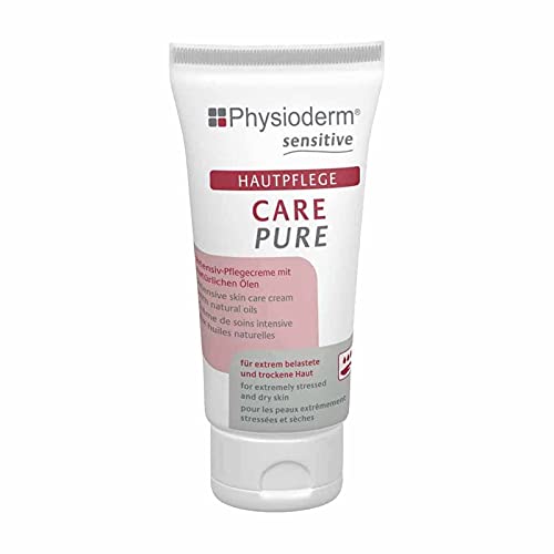 PHYSIODERM Hautpflegecreme CARE PURE 50 ml, Pflegecreme, Handpflege, Gesichtspflege, Gesichtscreme, Handcreme, für stark beanspruchte Haut, Mengen:1 von Physioderm
