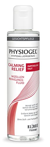 PHYSIOGEL Calming Relief Mizellen Reinigungsfluid 200 ml – Make-up Entferner für empfindliche Haut – sanfte Gesichtsreinigung von Physiogel