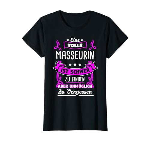 Masseurin Masseur Physiotherapeut Frauen Geschenk T-Shirt Masseurin Masseur Physiotherapeut Frauen Geschenk T-Shirt von Physiotherapeutin & Physio Praxis Geschenke
