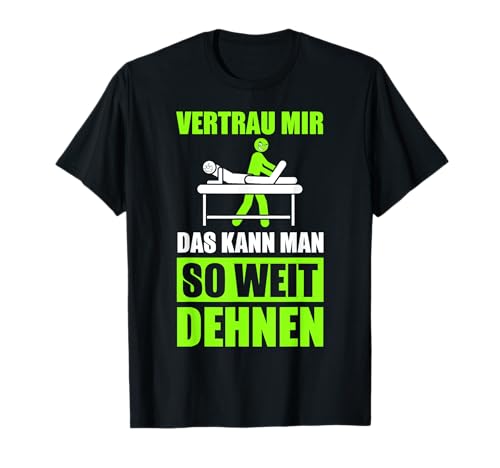 Physiotherapie Shirt & Kleidung Physio Sprüche Physiotherapie Lustig Physiotherapeut T-Shirt für Männer, Schwarz, S von Physiotherapie Shirt & Kleidung