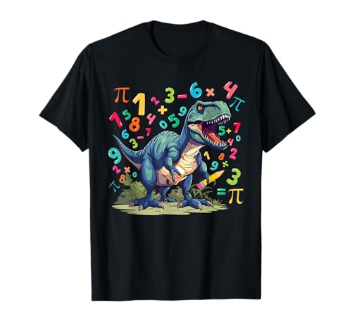 Pi Day Kinder T-Rex Dinosaurier Pi Zahlen Kostüm Mathematik Dino T-Shirt Pi Day Kinder T-Rex Dinosaurier Pi Zahlen Kostüm Mathematik Dino T-Shirt von Pi Day Maths Numbers dinosaur kids Pi Costume