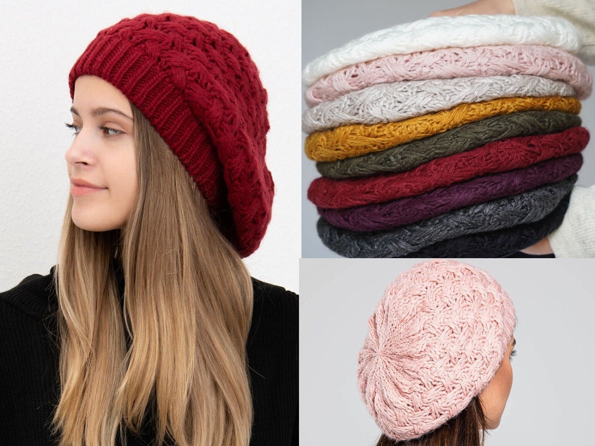 Slouchy Mütze, Mütze Für Frauen, Mützen 17 Farben Atmungsaktiv Und Warme Wintermützen von PiAccessories