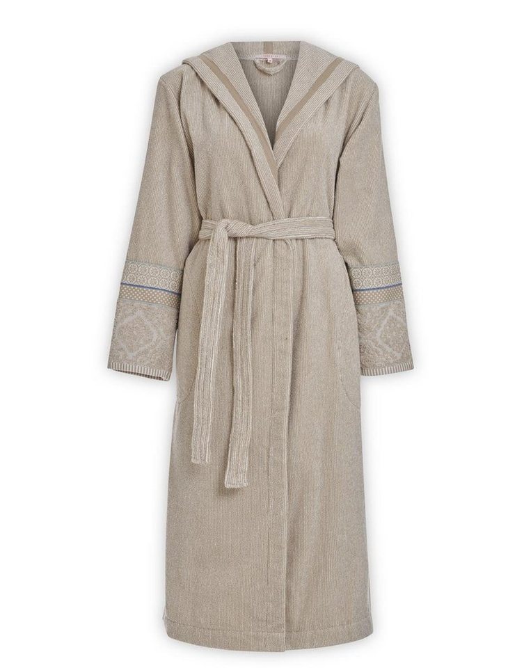 PiP Studio Bademantel Soft Zellige Bathrobe Khaki Xl Khaki 100% Cotton, terry, 450 GSM, Bademantel Damen und Herren Morgenmantel Frottee von PiP Studio