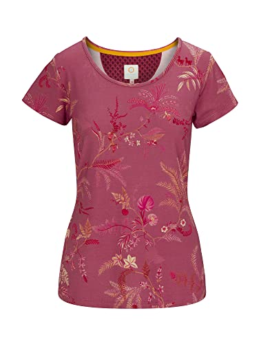 PIP Studio Kurzarm Top Tilly Isola | pink - M von PiP Studio