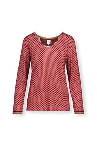 PIP Studio Langarm Top Trice Suki | Dunkelpink - M von PiP Studio