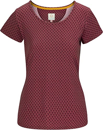 PIP Studio Tilly Short Sleeve Top Suki Farbe Dark Red Gr??? e S von PiP Studio