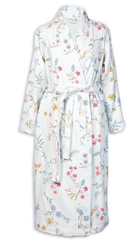 PiP Studio Bademantel Les Fleurs Bathrobe White M Weiß 100% Cotton, terry velour, 380 G, Bademantel Damen und Herren Morgenmantel Frottee PiP Studio Bademantel Les Fleurs Bathrobe White M Weiß 100% Cotton, terry velour, 380 G, Bademantel Damen und Herren Morgenmantel Frottee von PiP Studio