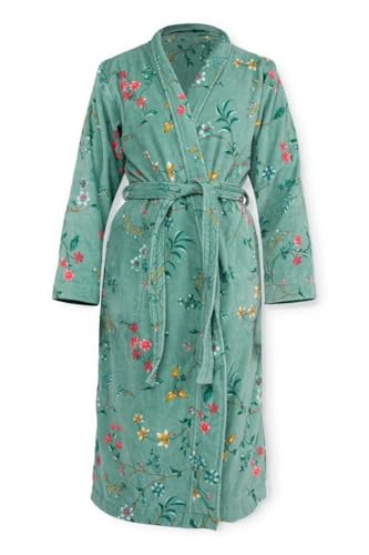 Pip Studio Bademantel Les Fleurs green M von Pip Studio