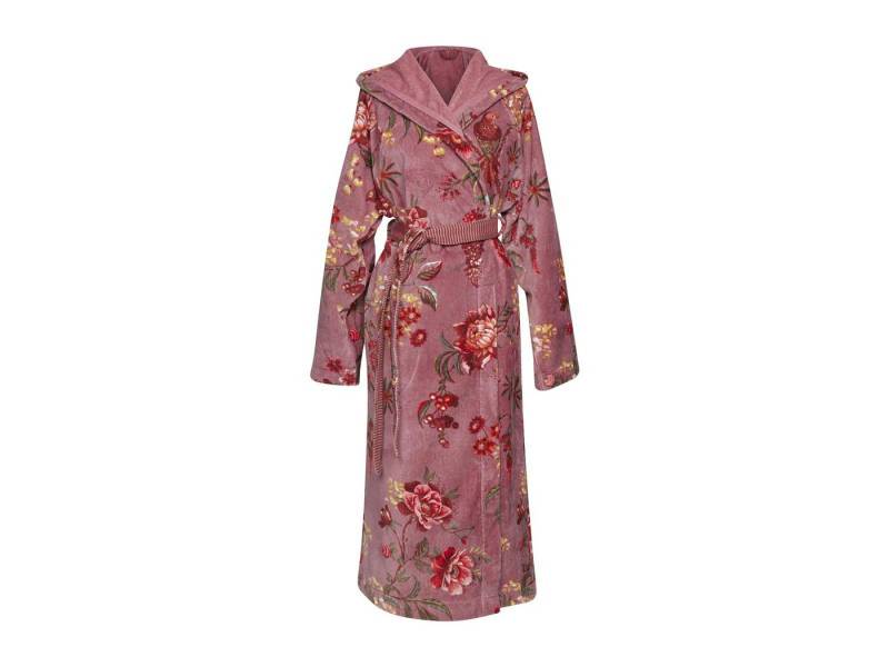 PiP Studio Bademantel Secret Garden Bademantel mauve L (1Stück), Cotton von PiP Studio
