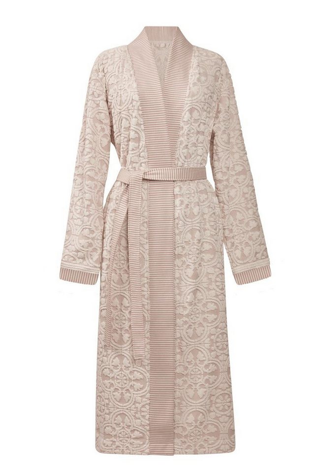 PiP Studio Bademantel Tile de Pip Bathrobe_Khaki_UV_UV_XS 1 Bademantel XS, Gürtel, Bademantel Damen und Herren Morgenmantel Frottee von PiP Studio