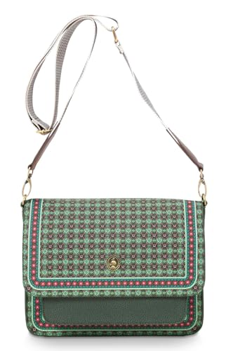 PiP Studio Cross Body Flap Clover Green 25x7x20cm von PiP Studio