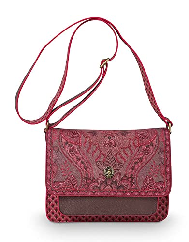 PiP Studio [W2404] Cross Body Flap Kyoto Festival Dark Pink 25x7x20cm von PiP Studio