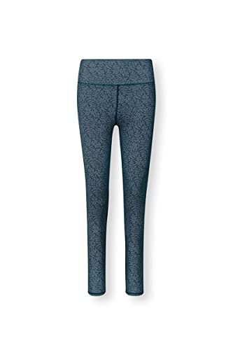 PiP Studio Damen Bella Leafy Dots Sporthose Yogahose Leggings Long Trouser Homewear blau, Grösse:XL, Farbe:blau von PiP Studio