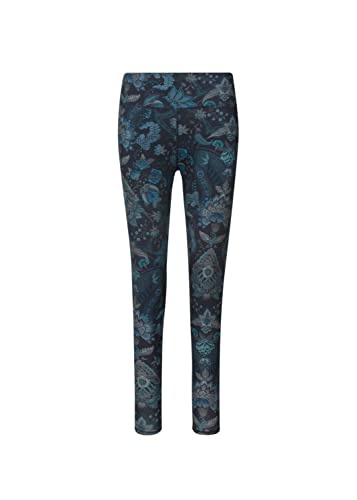 PiP Studio Damen Sporthose Laufhose Yogahose Leggings Long Trousers Bella Kyoto, Farbe:Blau, Artikel:-Kyoto Festival Tonal Dark Blue, Größe:L von PiP Studio