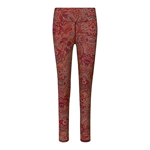 PiP Studio Damen Sporthose Laufhose Yogahose Leggings Long Trousers Bella Kyoto, Farbe:Rot, Artikel:-Kyoto Festival Tonal Terra, Größe:M von PiP Studio